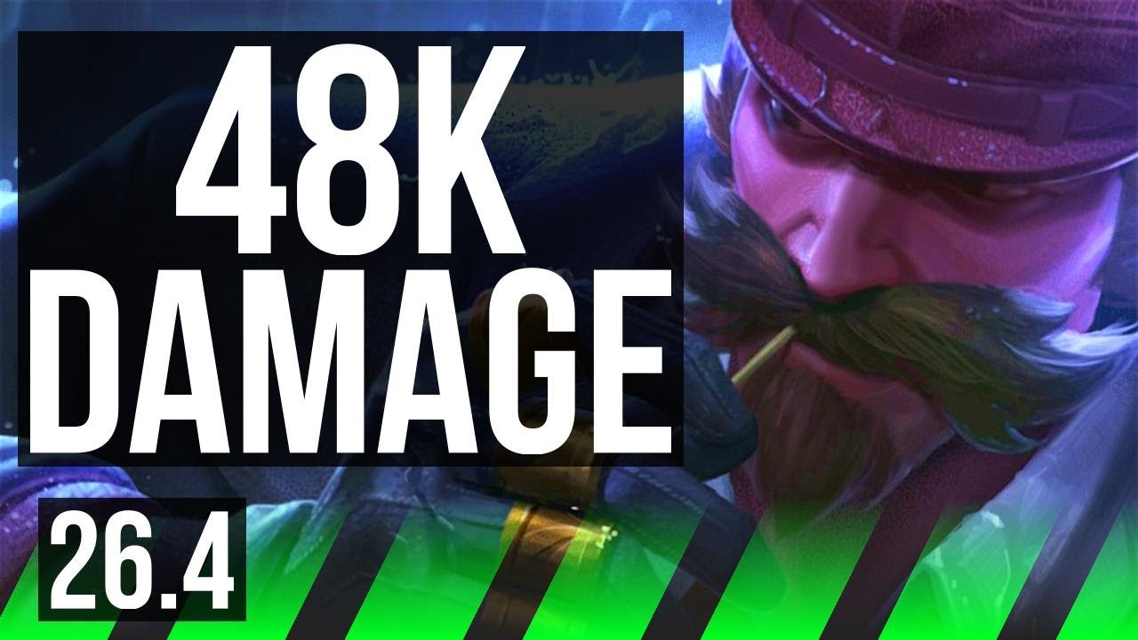 GRAVES vs JAYCE (JGL) | 48K damage, 5k gold comeback | KR Grandmaster | 26.4