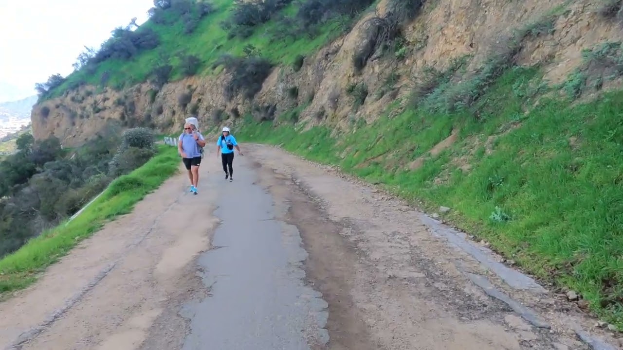 Downhill from Hollywood Sign