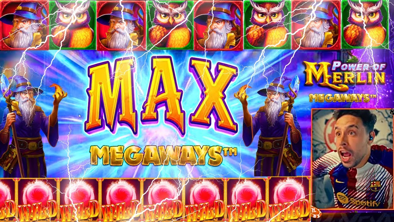 BUXEXA FICOU DESCONTROLADO COM MAX MEGAWAYS NO POWER OF MERLIN!!