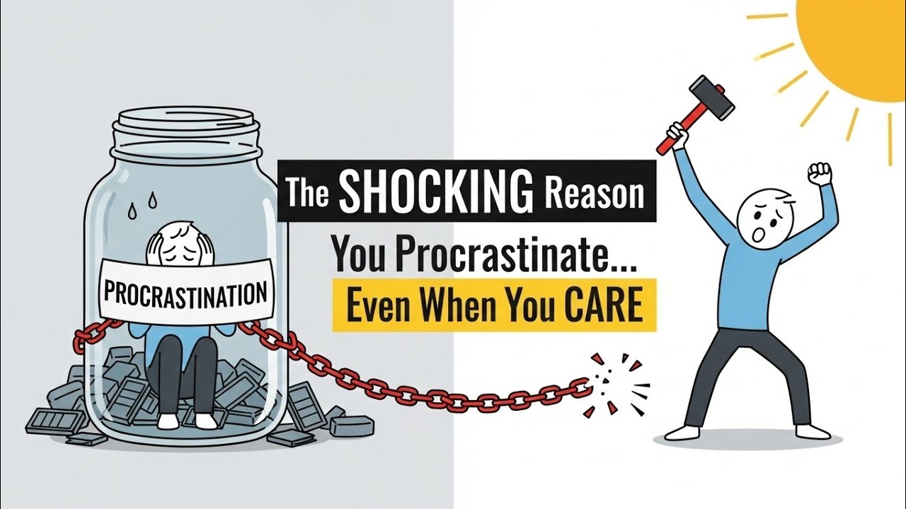 Why You Procrastinate Even When You Care |  The Shocking Reason You Procrastinate