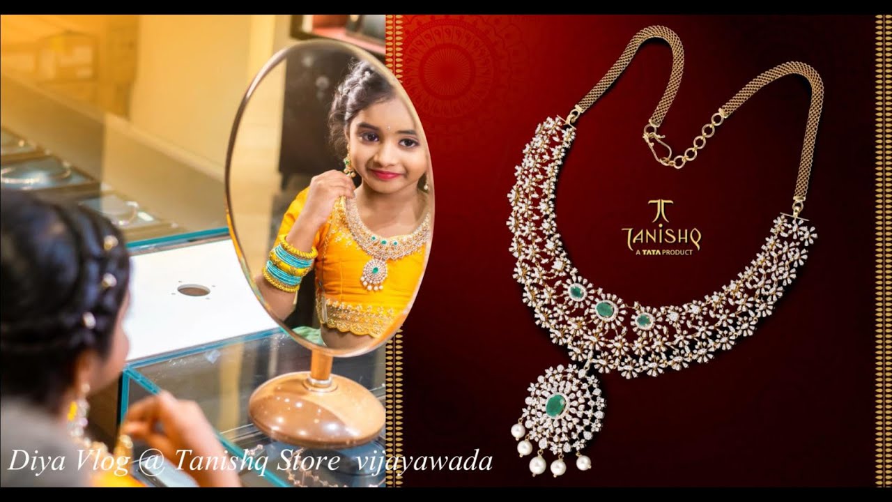 Diya vlog @Tanishq Store vijayawada | Diamond jewellery | Jewellery vlog |