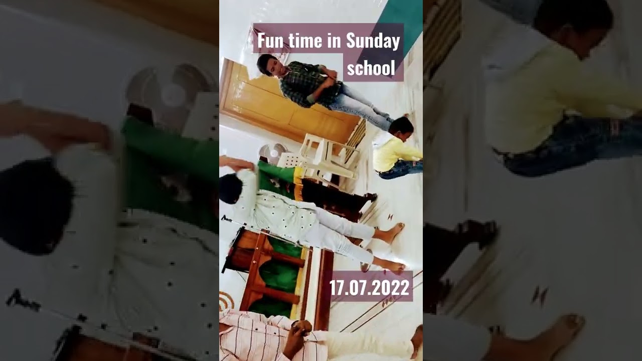 St Paul's Lutheran Church-GADDIPADU Sunday school 🏫 fun vedio of Sunday school children's-17.07.2022