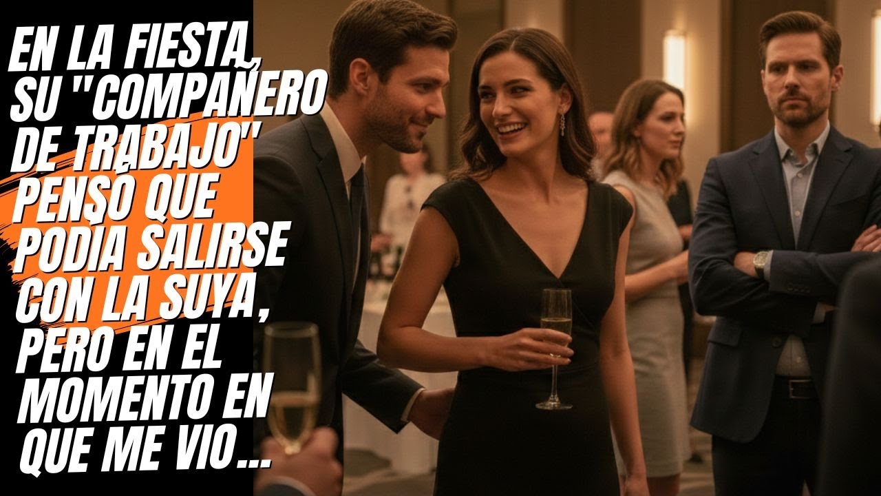 En la fiesta, su «compañero de trabajo» cruzó todos los límites… Entonces entré yo