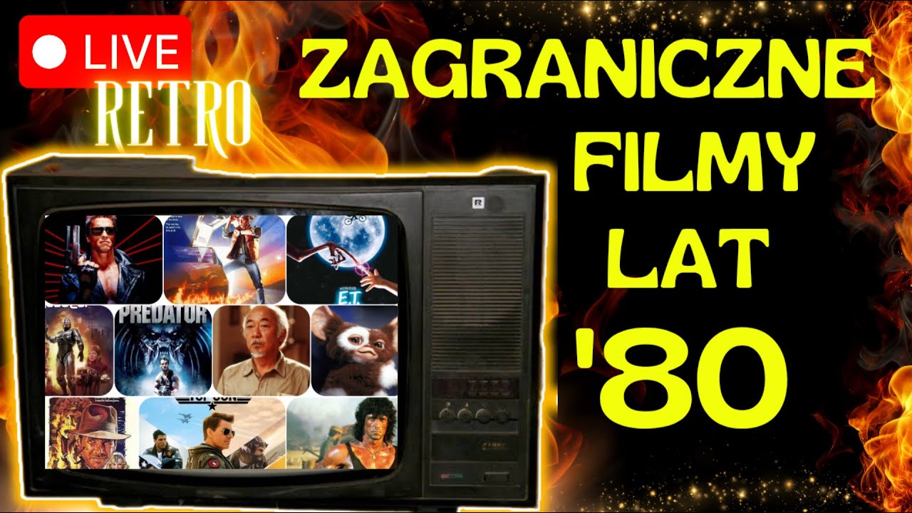 RETRO LIVE 🎬 Filmy zagraniczne lat 80 &ndash; wspominamy klasyki kina!