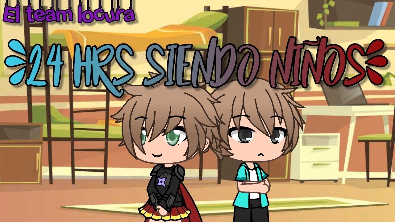 24 hrs siendo niños {Sparta y Invictor}(Gacha Life)
