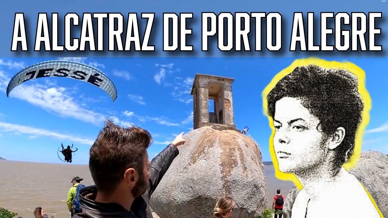 A Alcatraz de Porto Alegre, vista da terra e do céu!