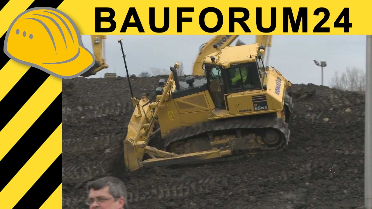 Komatsu D65-17 Dozer - Demo mit Komatsu Trainer Peter Barrett - HM300-3  Report