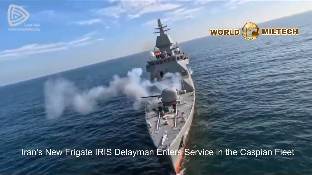 Iran's New Frigate IRIS Delayman Enters Service in the Caspian Fleet