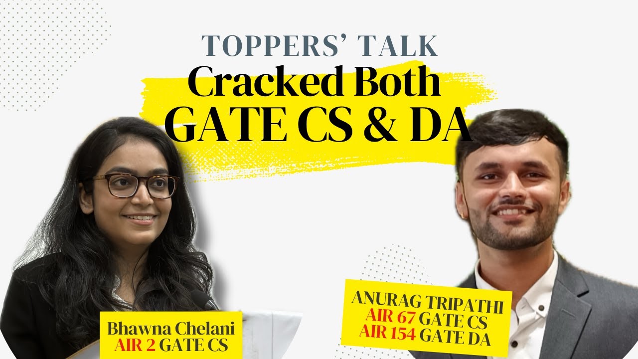 GATE 2025 Topper Shares CS + DA Strategy & What You Need to Know About GATE DA