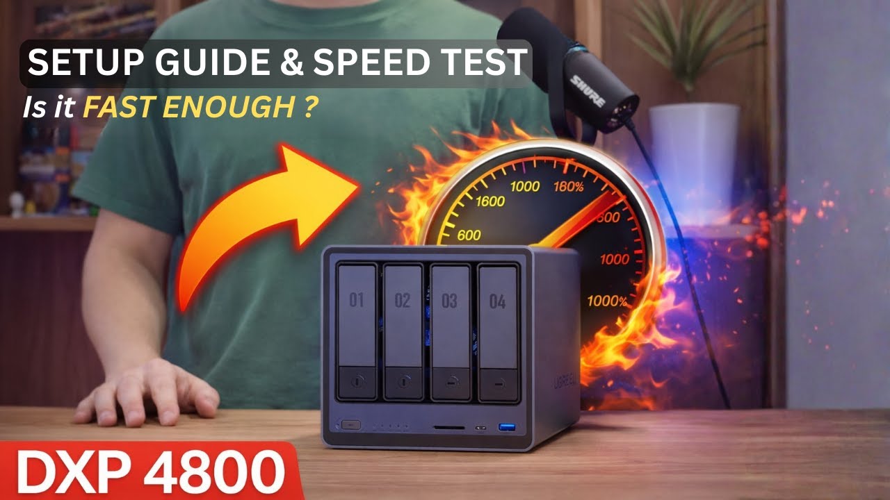 UGREEN NAS DXP4800 | Unboxing, Setup, & Real-World Speed Test