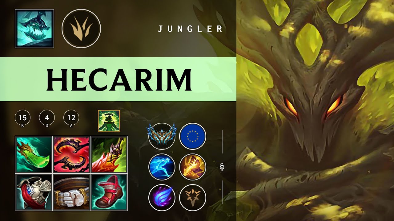 Hecarim Jungle vs Qiyana - EUW Challenger Patch 26.01