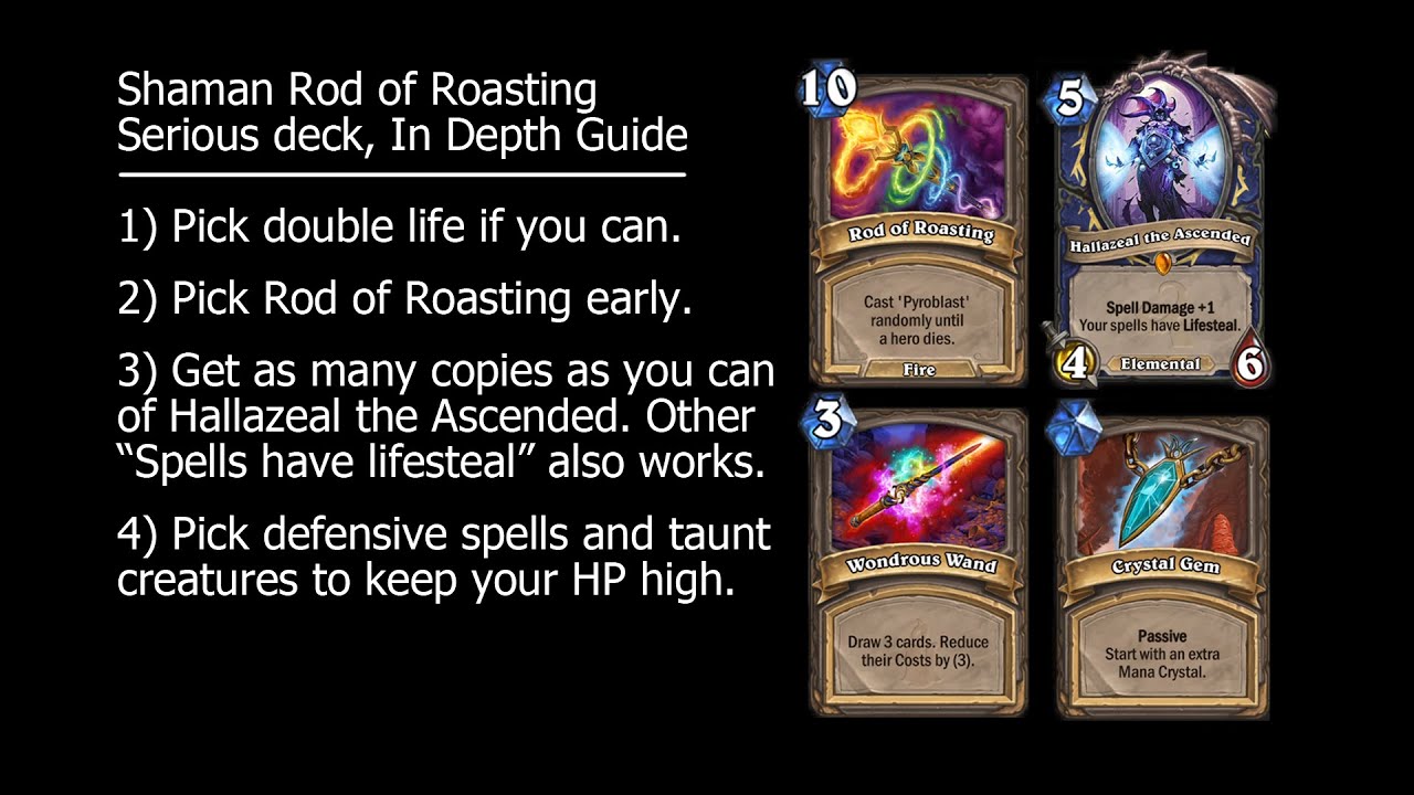 Shaman Rod of Roasting, serious deck, In depth guide, Kobolds and Catacombs, Hearthstone