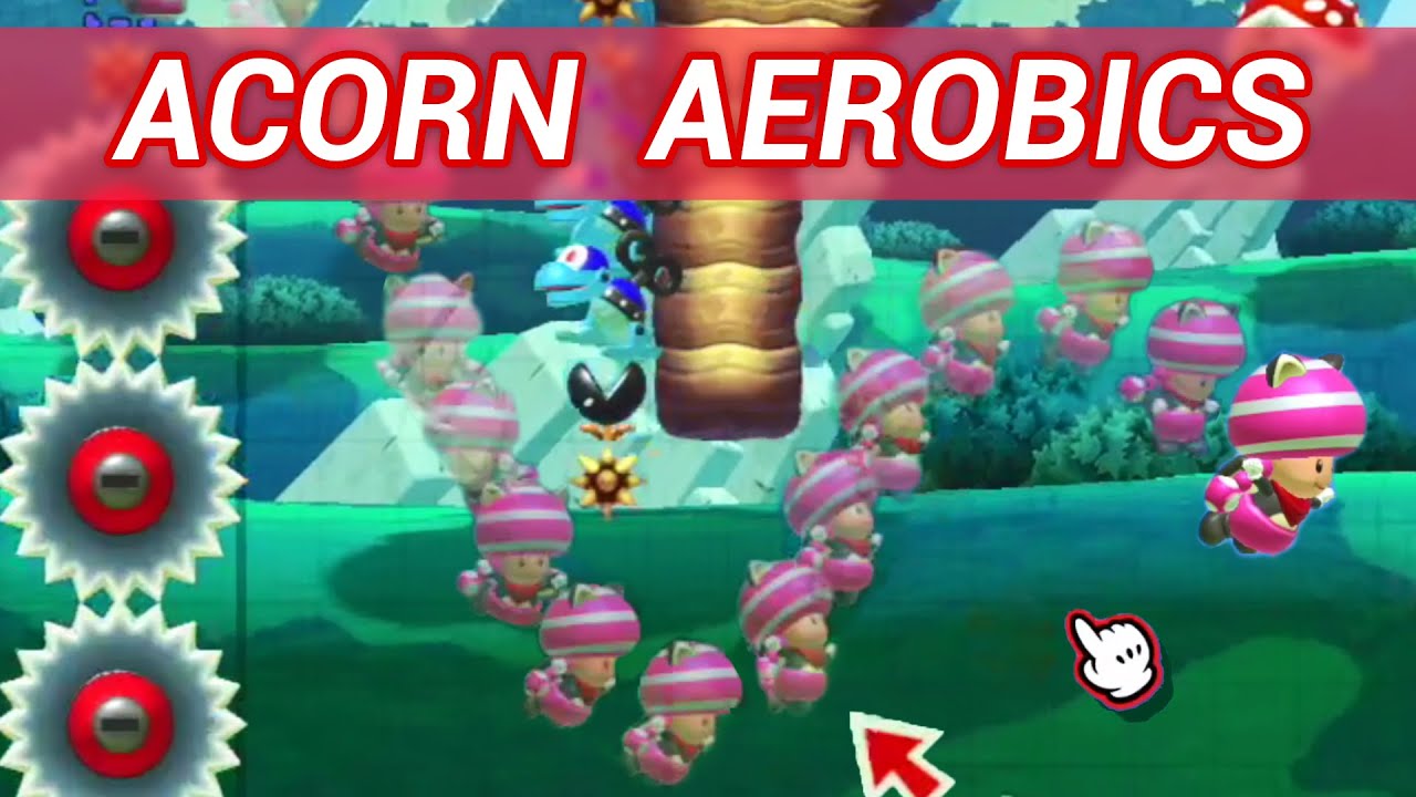 I Made an INTENSE SUPER ACORN Level — Pit of PePanga: Acorn Aerobics