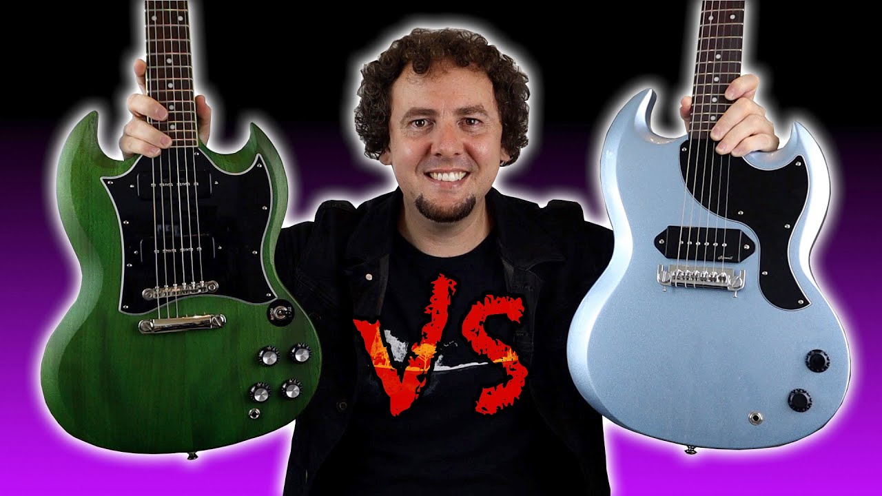 Harley Benton DC-60 Junior vs 2020 Epiphone SG Classic Worn P90 | Guitar Shootout!