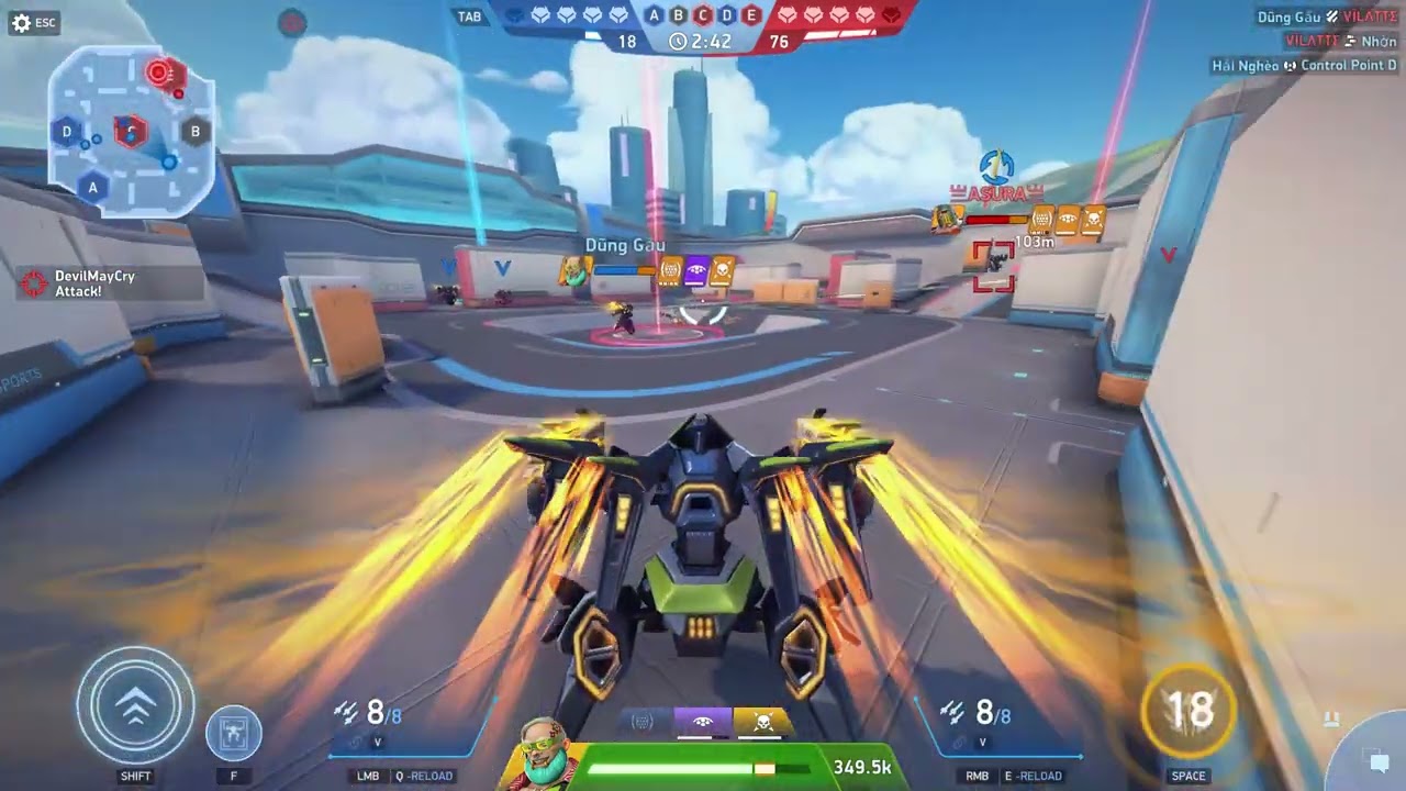 Mech Arena: CPC random match MWS vs FURY & SiG #1