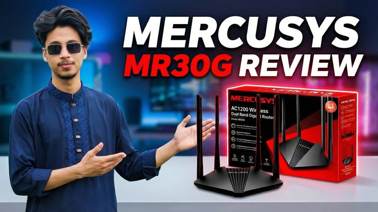 Mercusys MR30G Router Unboxing Review & Setup! BEST Budget Router Under ৳2500?