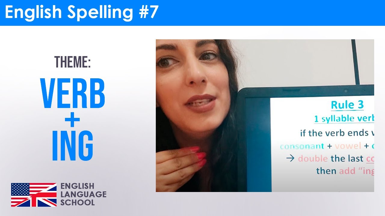 adding ING to verbs