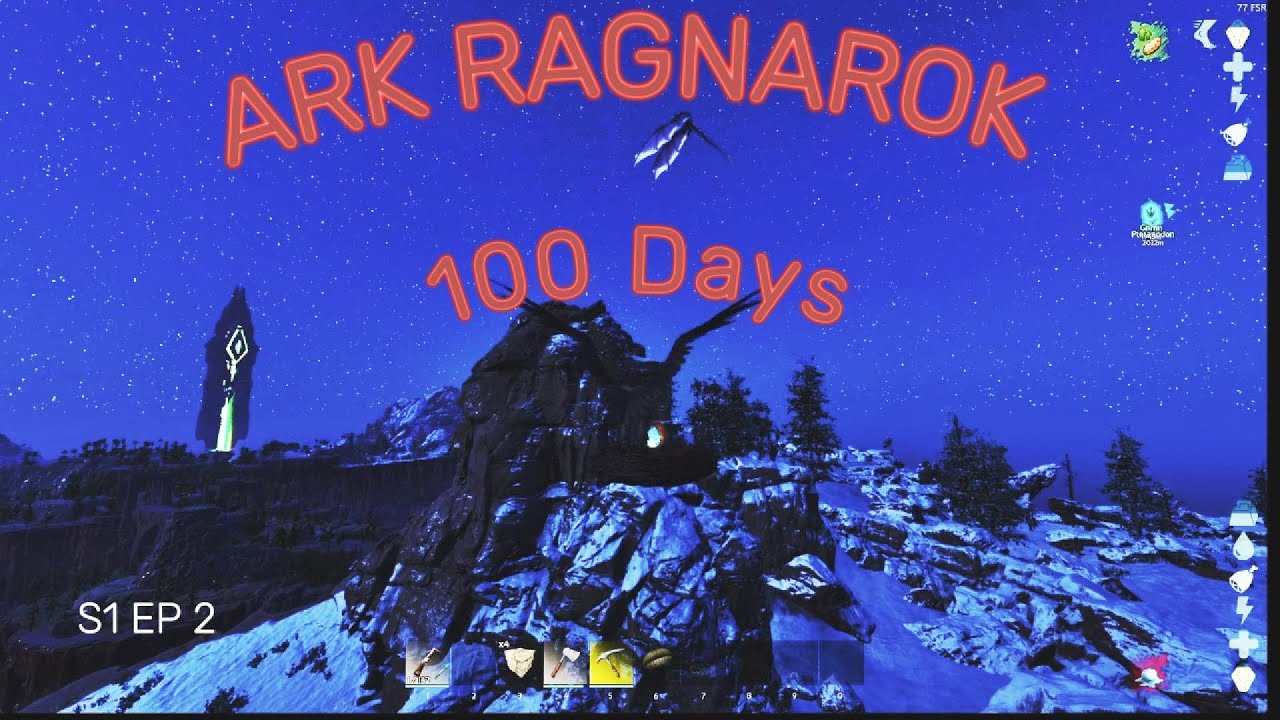 ARK Ragnarok 100 Days Challenge – S1E2 |  REX Tamed, Wyvern Egg Yoinked, Drops Claimed 💀🔥