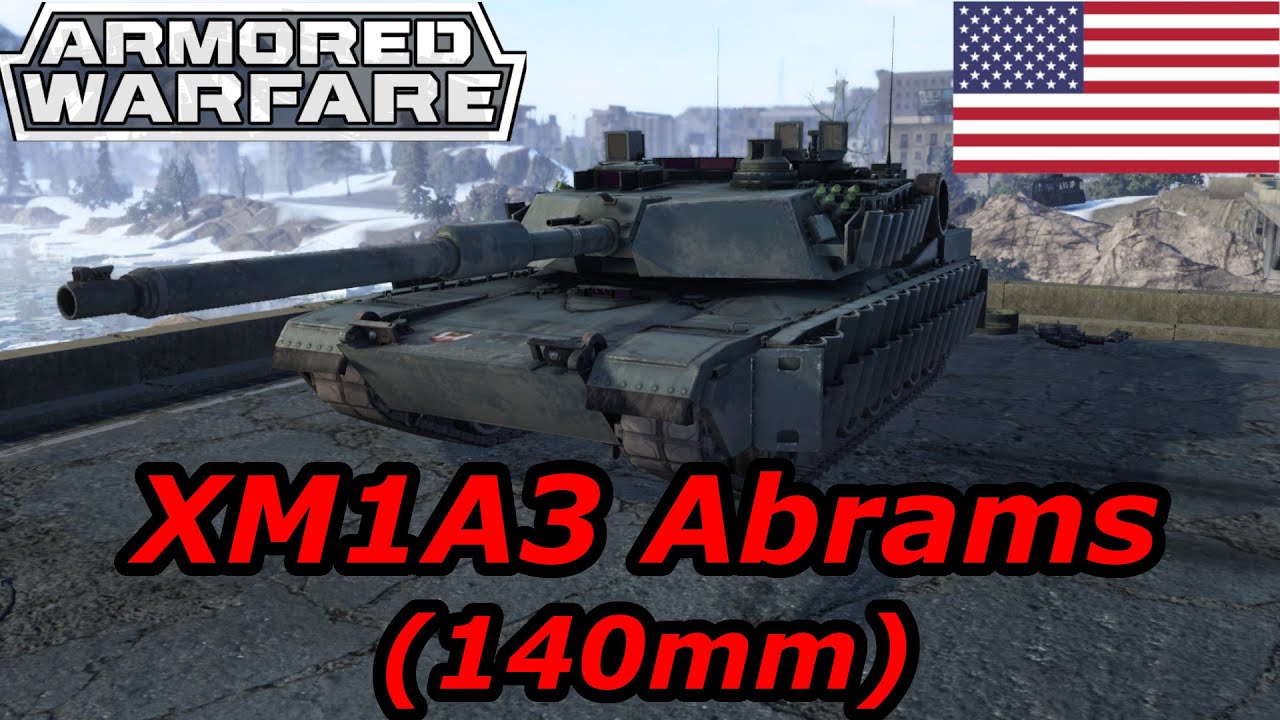 Potężne 140mm i najlepsza ERA  | XM1A3 Abrams | Armored Warfare Gameplay Po Polsku