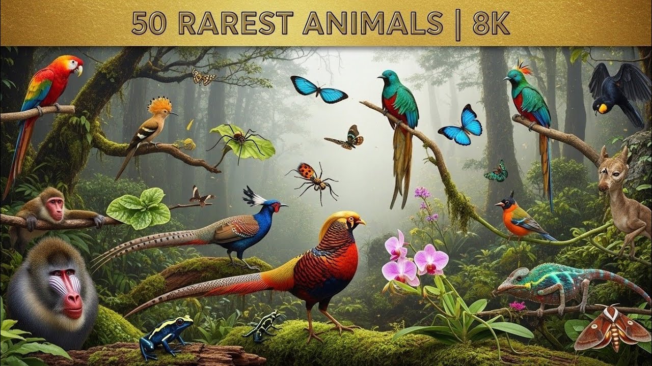 World's Most COLORFUL Animals in Stunning 8K