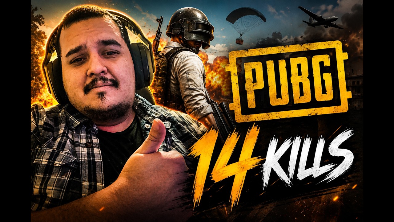 14 KILL CHICKEN DINNER PUBG