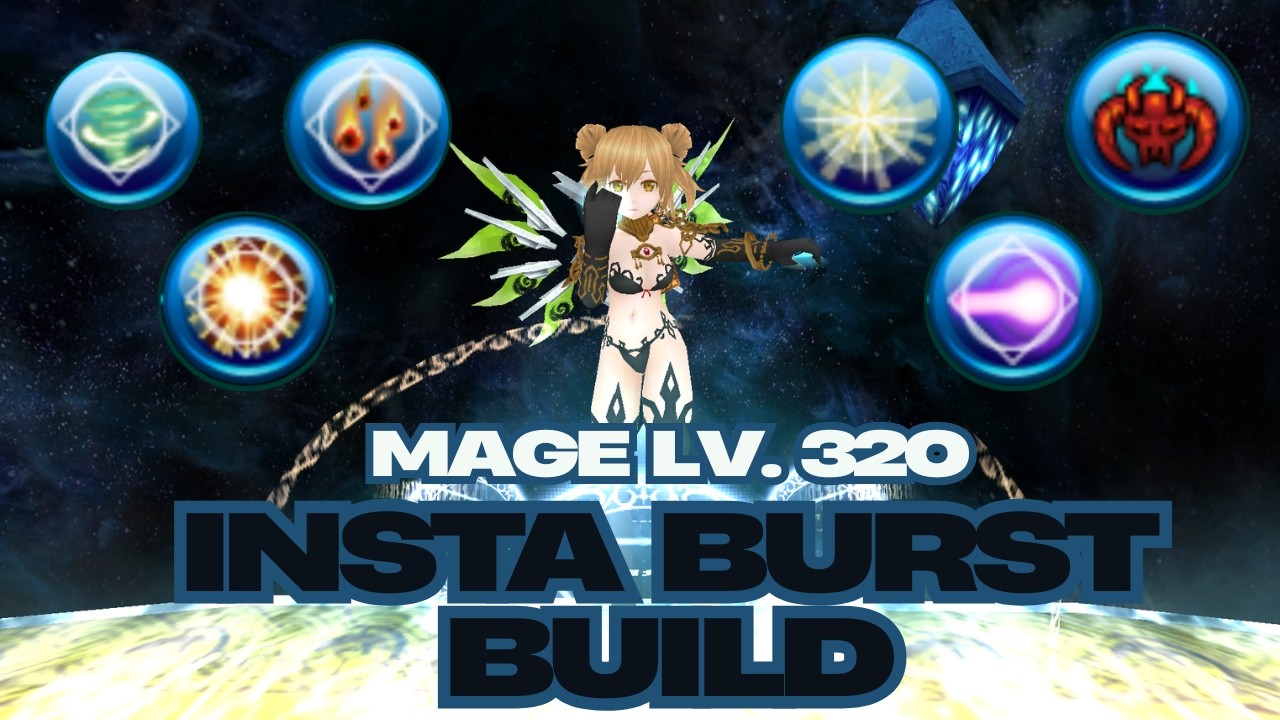 Mage Staff MD Lvl 320 -Instant Burst Build