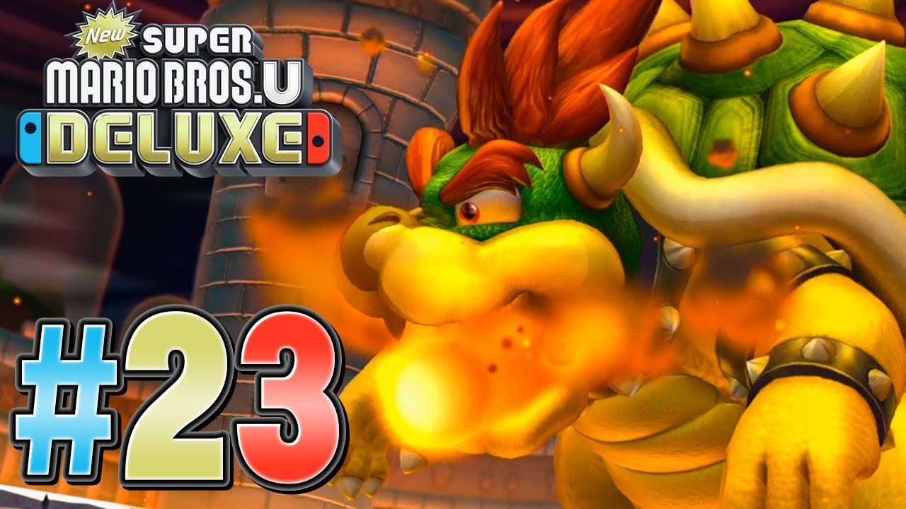 ラスボス戦だ！大魔王クッパと決着『New スーパーマリオブラザーズ U デラックス』を実況プレイpart23