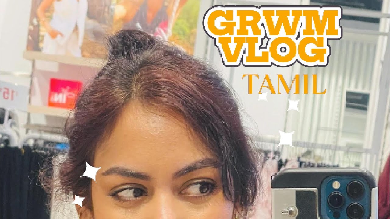 WFH Life + Office Party Full Look 🎉 | Step by Step Party Makeup 💄 | Tamil Content Creator Vlog |