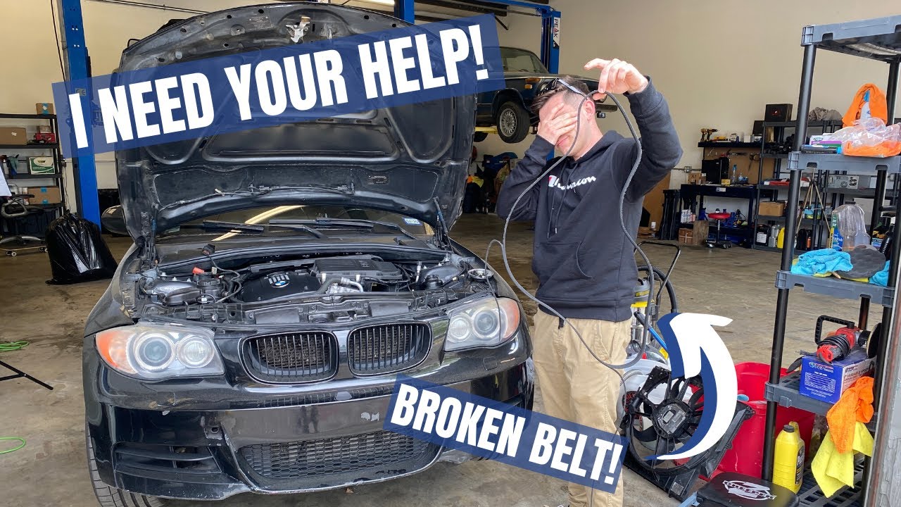 TRYING TO FIND OUT WHY MY 135I BELT KEEPS BREAKING!