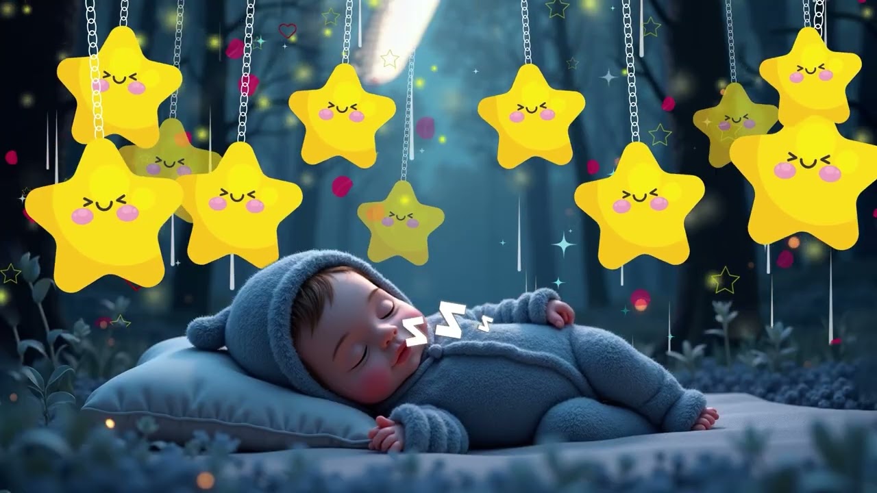 Sleep Instantly Within 3 Minutes 💤 Baby Sleep Music  Mozart & Brahms Lullaby