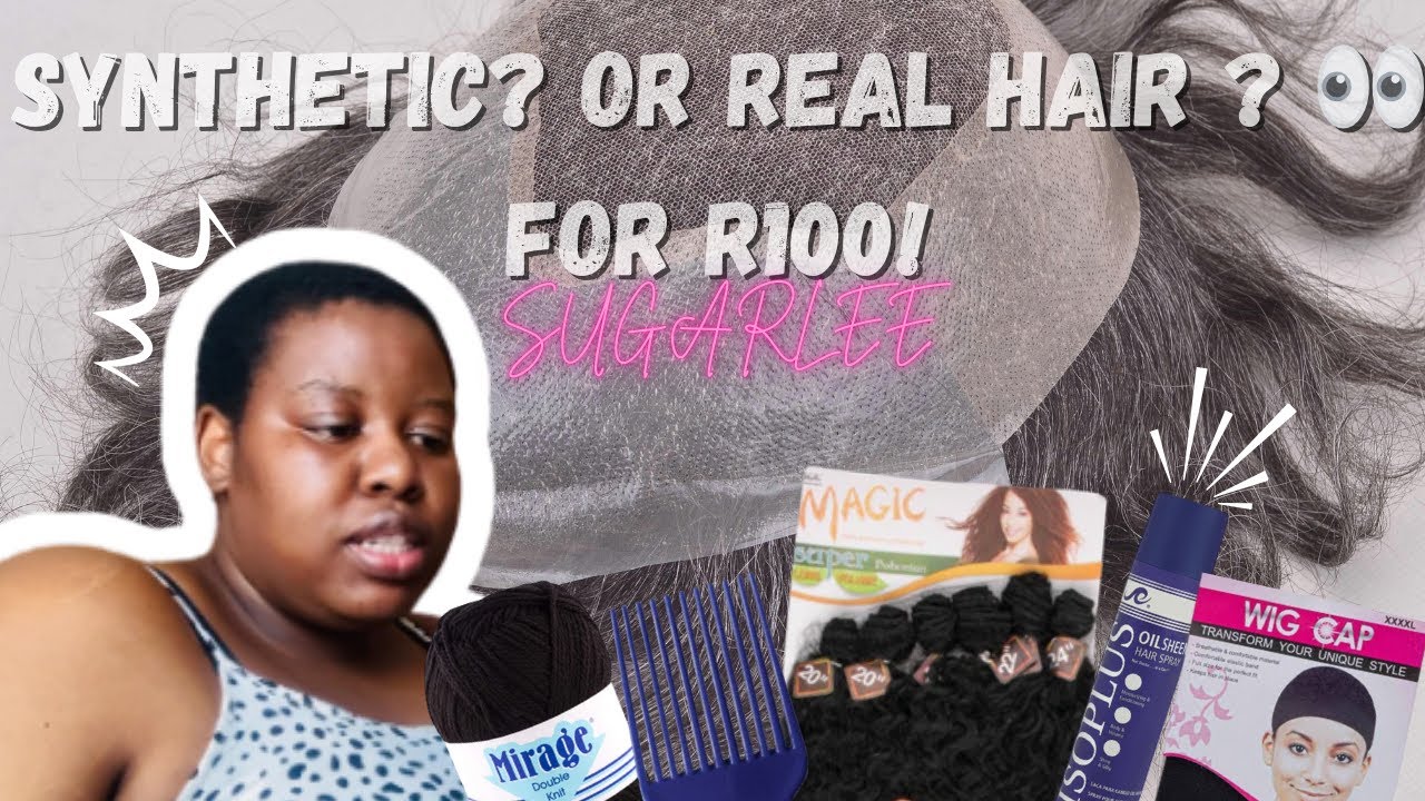 How I made a R100 synthetic wig| Beginner friendly | From Start to Finish