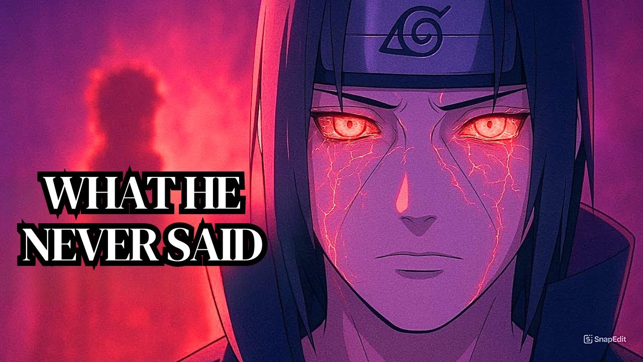 Itachi — the love he hid from everyone… and the truth that destroyed him inside