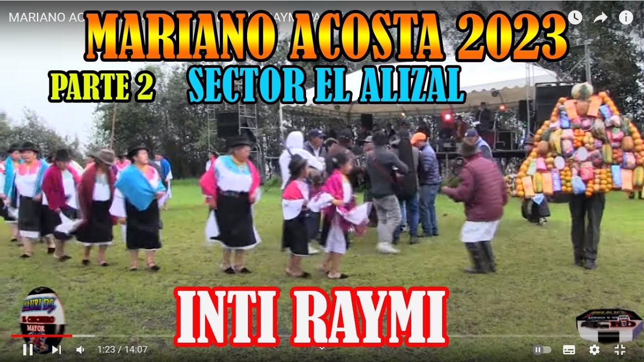 MARIANO ACOSTA 2023 // EL ALIZAL // INTI RAYMI  PARTE 2.