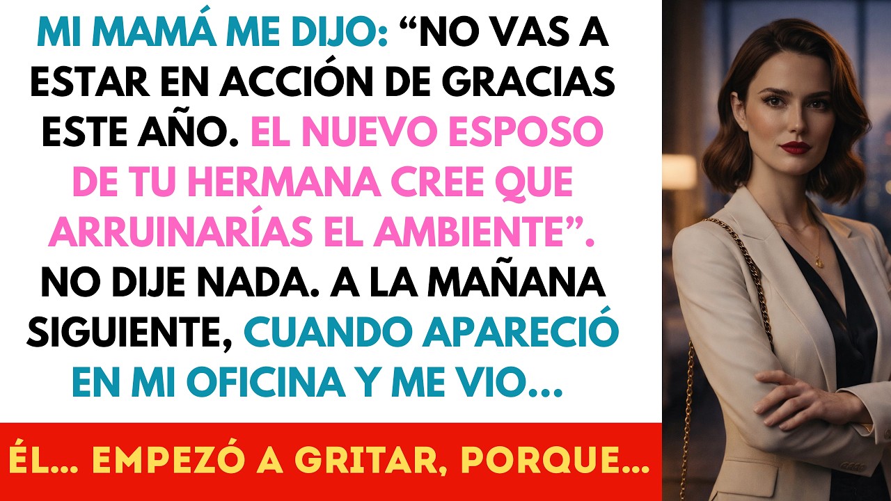 Mi familia me excluyó de Acción de Gracias… hasta que el marido de mi hermana descubrió quién era yo