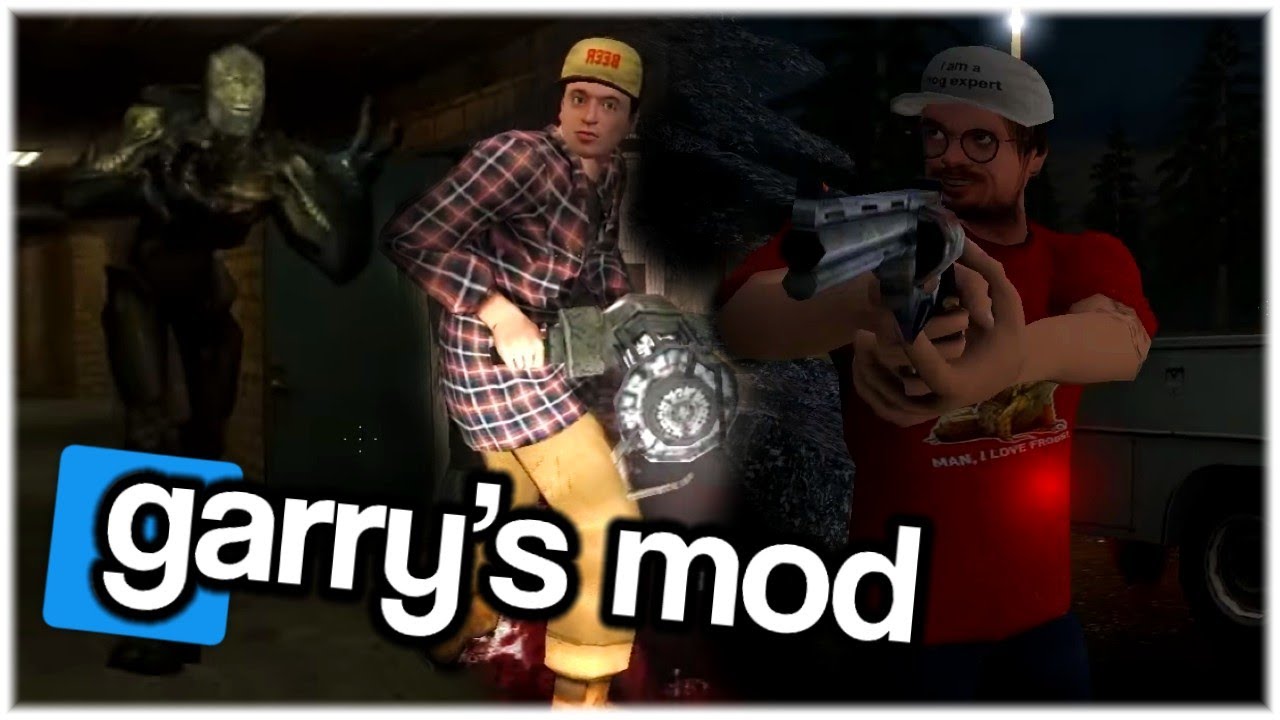 Very normal Gmod horror maps, with my VERY real friend Charborg!