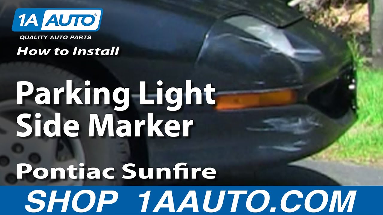 How to Replace Parking Light 95-99 Pontiac Sunfire
