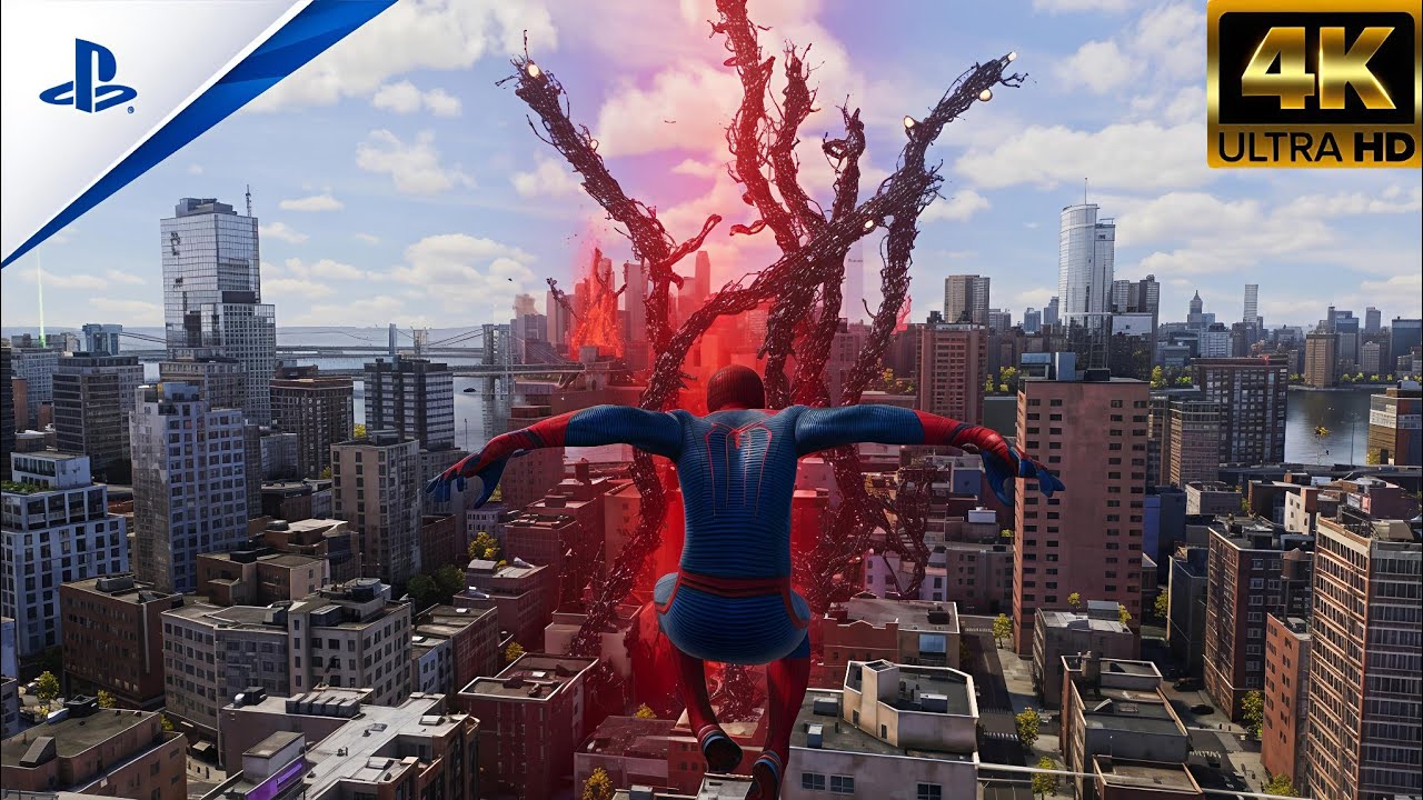 Spider-Man 2 Web Swinging is Next Level! PS5 4K