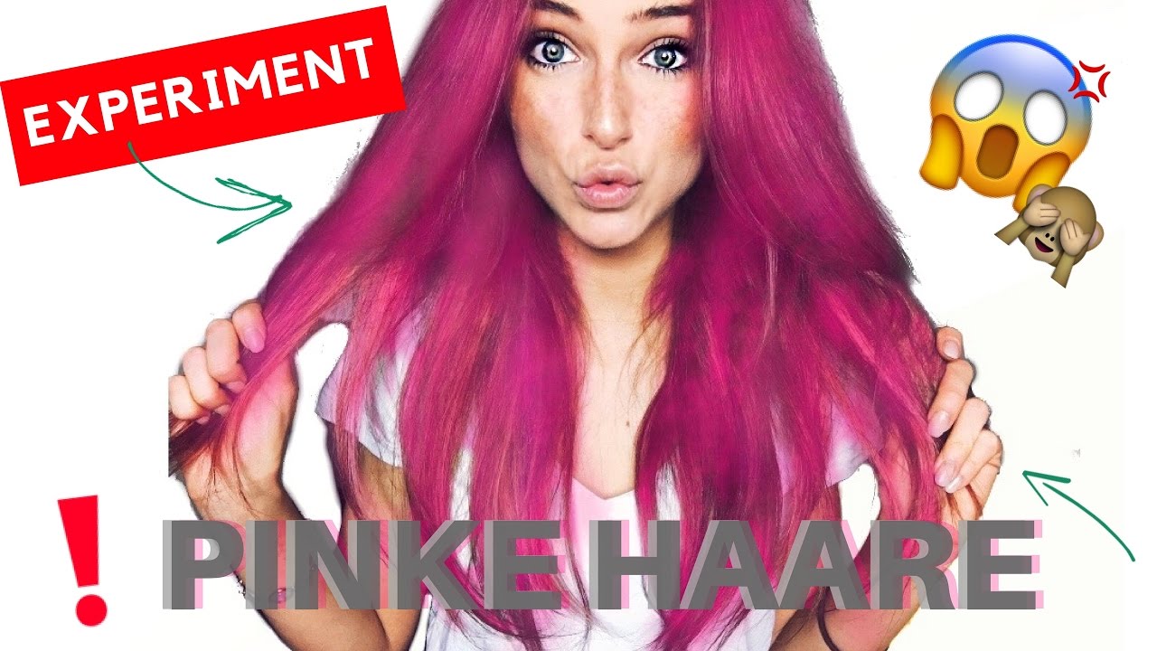Haare PINK FÄRBEN!!! Das Experiment - FAIL / AnikaTeller