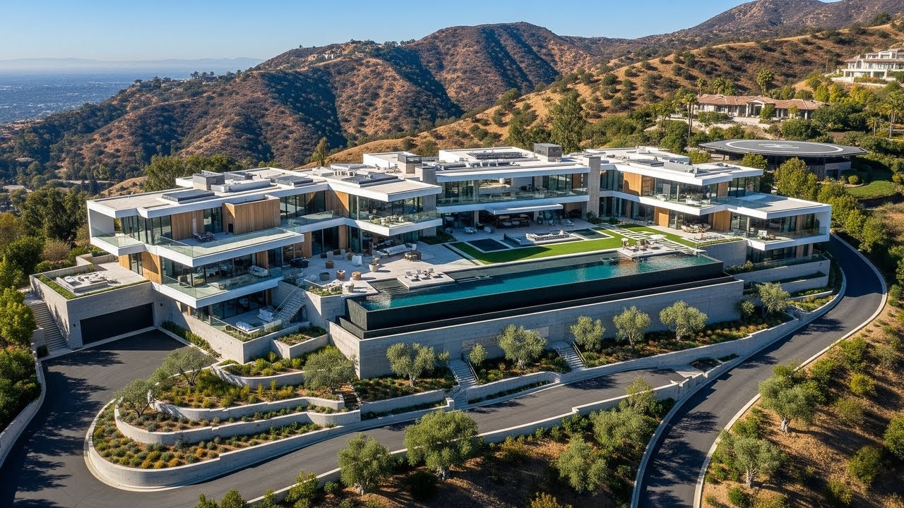 Inside a $180,000,000 Los Angeles Mega-Mansion with Panoramic City Vistas
