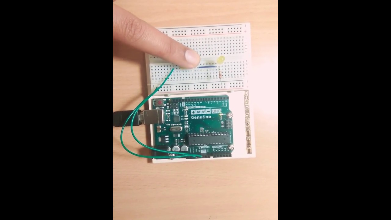 2 Pushbuttons/Switches in series-LED Blink - Arduino/Genuino -Basic_Wiring