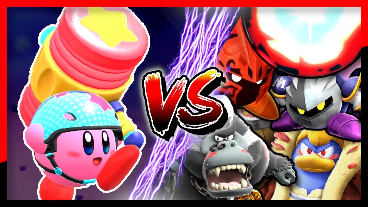 Toy Hammer Kirby vs. All Bosses | Kirby and the Forgotten Land