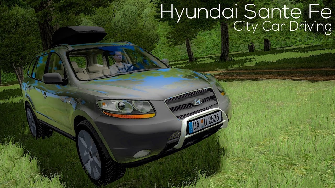 City Car Driving 1.5.3 - Hyundai Santa Fe - Download Link - Custom Sound