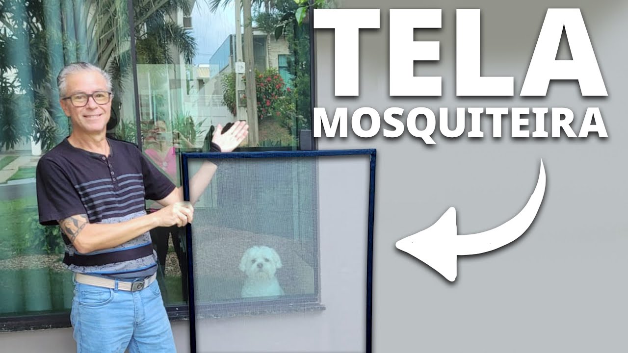 Como fazer TELA MOSQUITEIRO em casa! Evite o mosquito da Dengue