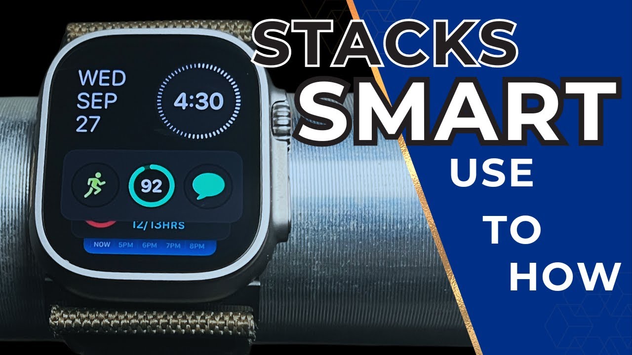 WatchOS 10 - HOW To Use SMART STACKS with ULTRA!!! #applewatch #applewatchultra #apple