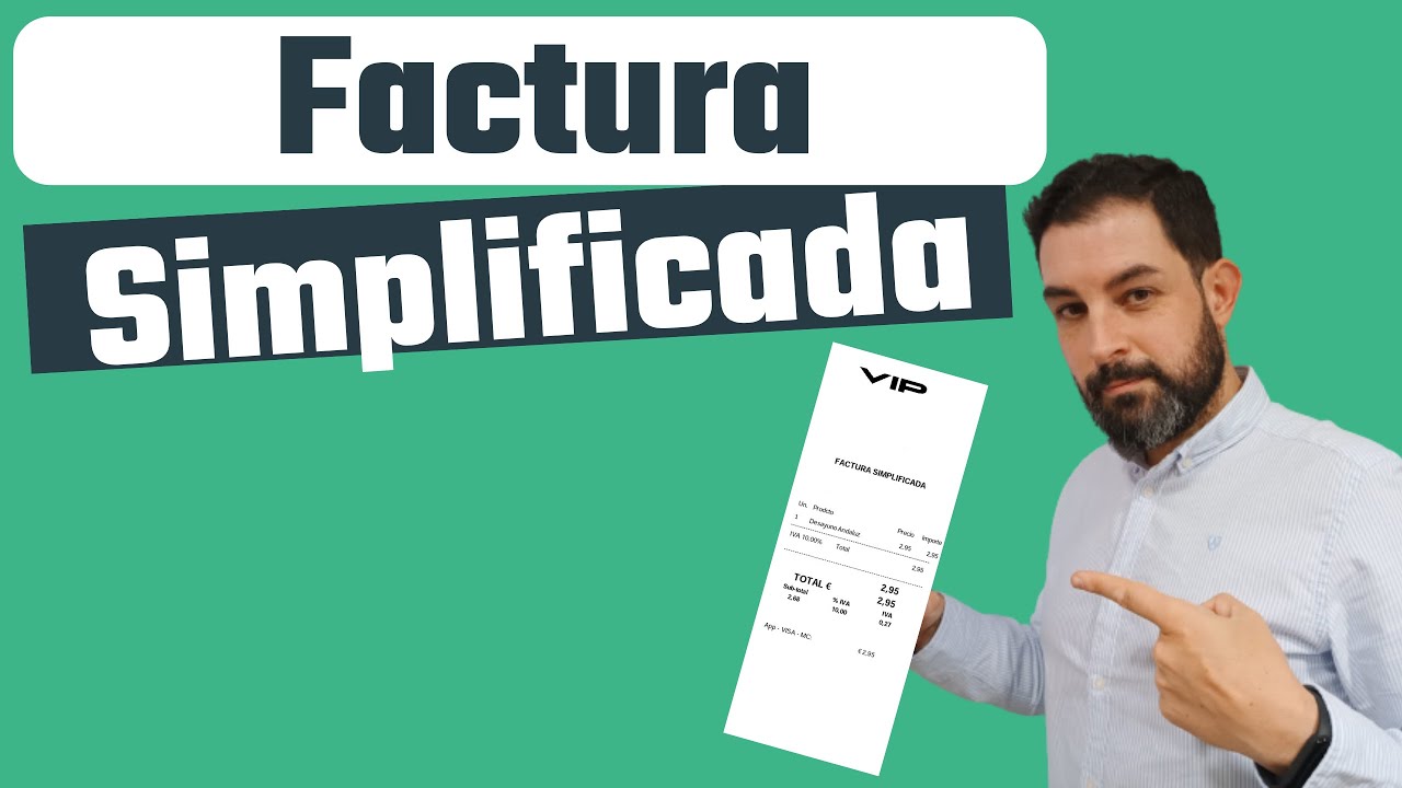Factura simplificada: Lo que necesitas saber
