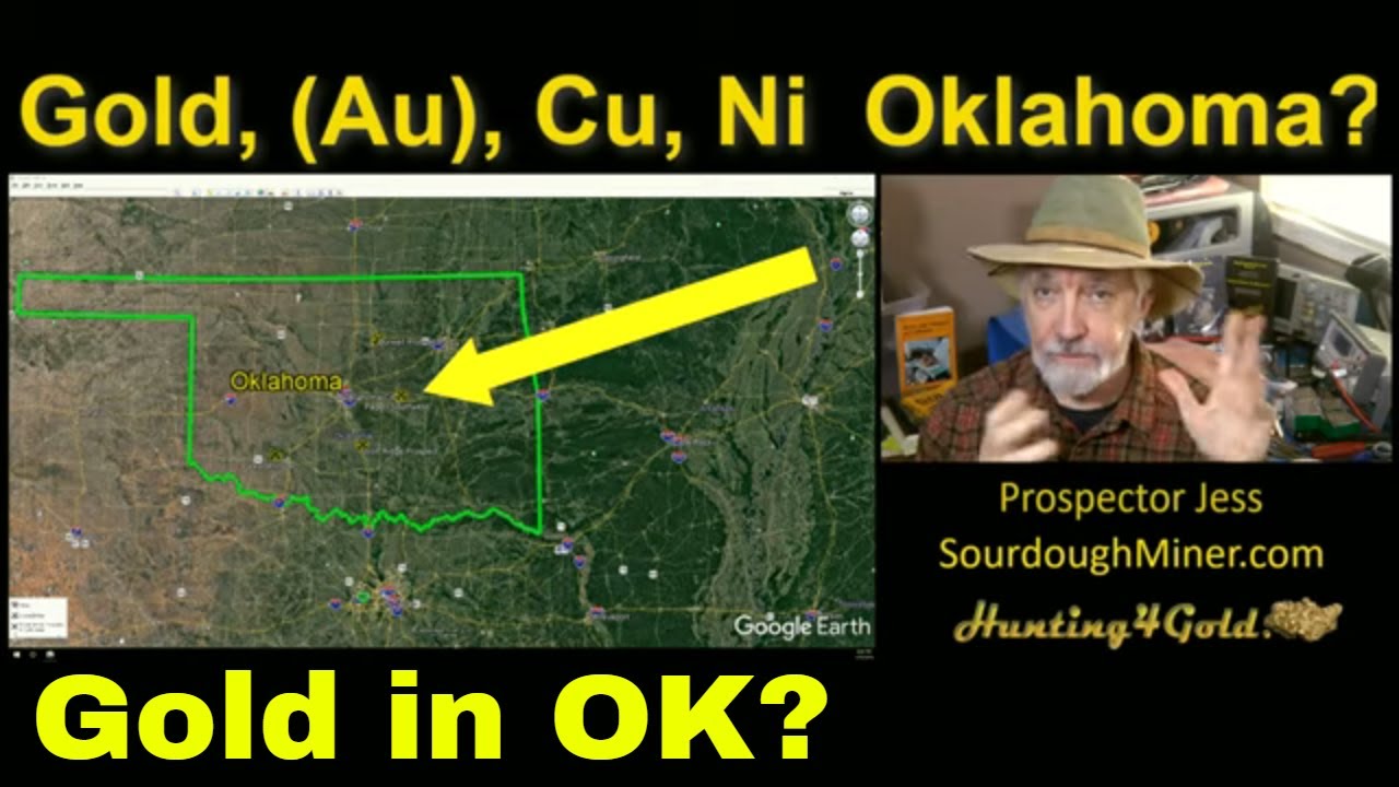 Where Can I Find Gold Nickel and Copper in Oklahoma USGS MRDS map summary