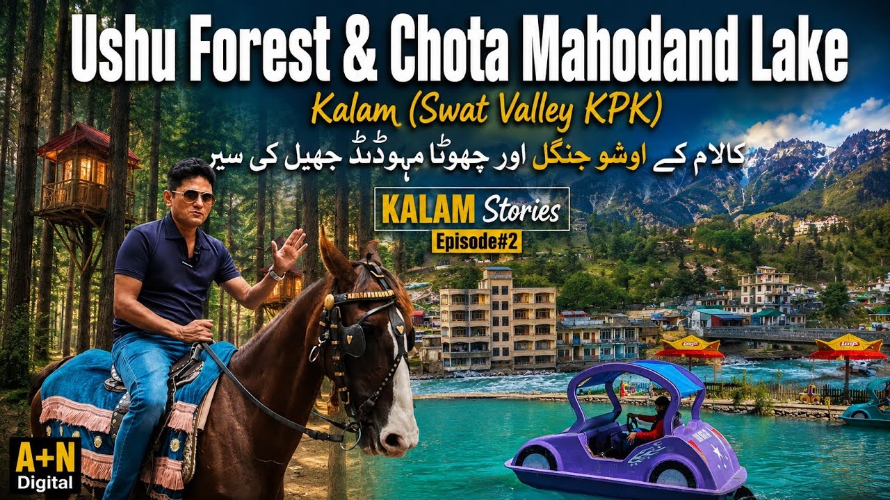 Ushu Forest & Chota Mahodand Lake at Kalam (کالام کے اوشو جنگل اور چھوٹا مہوڈنڈ جھیل کی سیر) KS-Ep-2