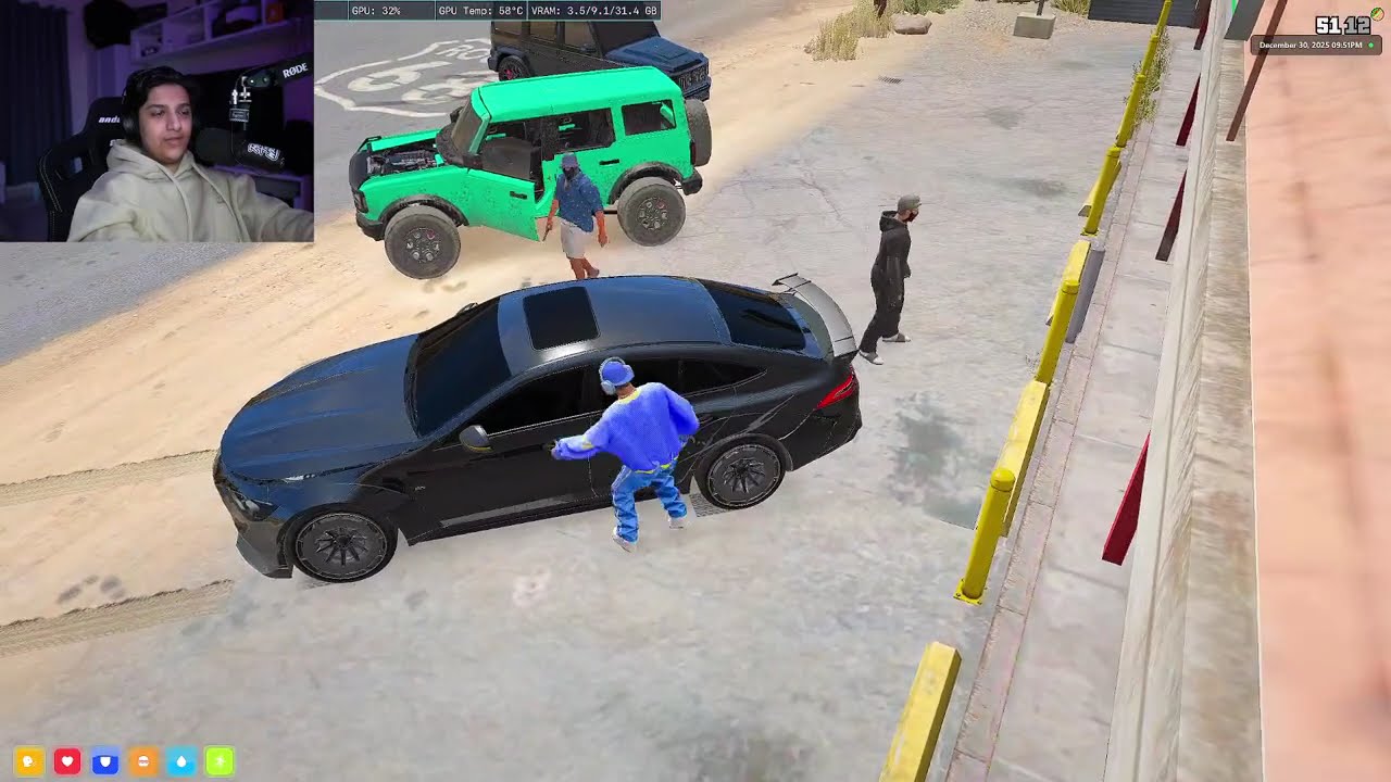 بث الهاشمي هجوم على الموتشادو !!🤯🔥