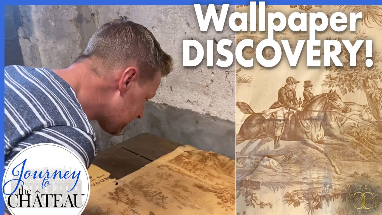 HIDDEN toile de Jouy wallpaper DISCOVERED, and making Bellini Jam - Journey to the Château, Ep. 127