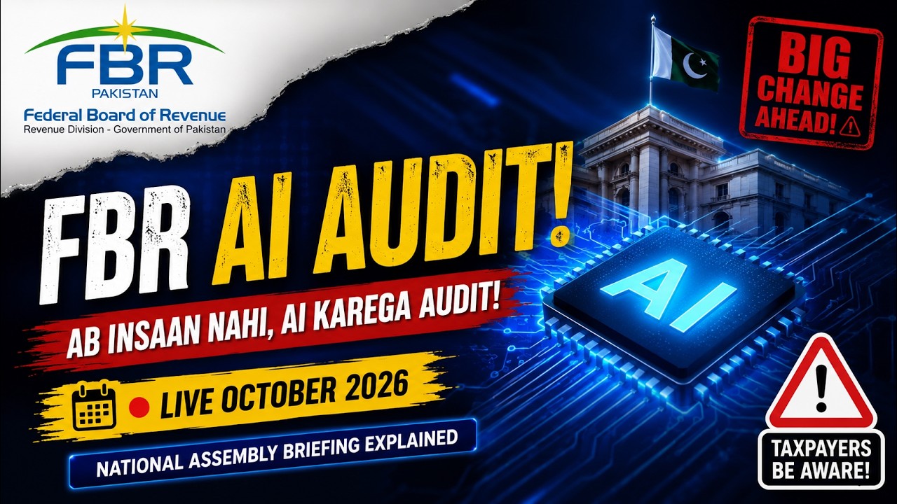 Pakistan's New AI Tax Audit Explained &mdash; What FBR Told Parliament (Must Watch)